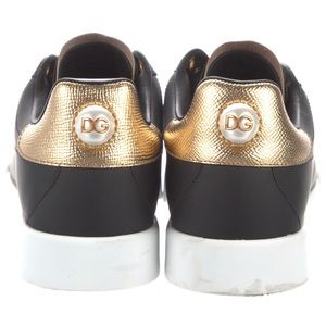 Dolce & Gabbana 8.5 Leather Low Top Sneakers